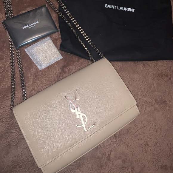 ysl kate small beige